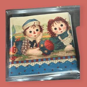 🧸 NWT RAGGEDY ANN + ANDY WALL BORDER STICK UPS 5" X 15'
